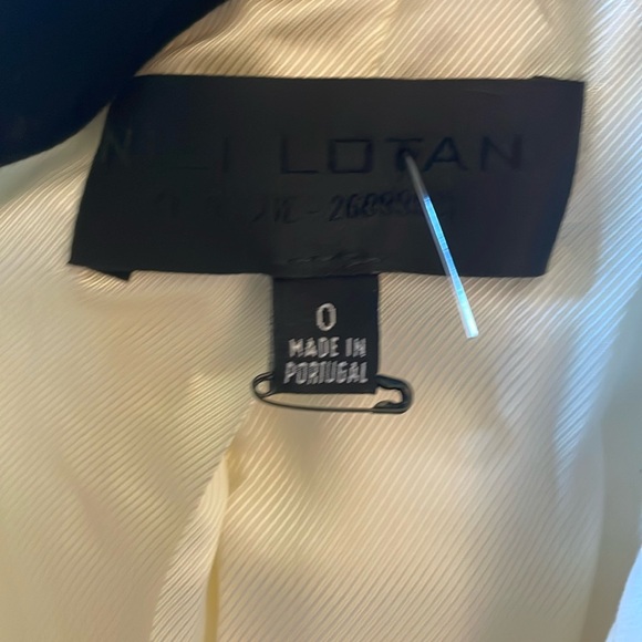 Nili Lotan Nathalia Jacket White Blazer Double Breasted NEEDS CLEANING Size 0 - Picture 7 of 11